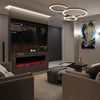 Clarendon Borderless Glass Fire - 60'' - Black