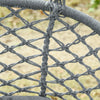 Hanging Hammock Swing Chair Cotton Rope Porch Swing for Indoor Outdoor Patio