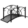 Decorative Garden Bridge Landscaping with Railings for Creek Pond