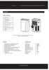 Jefferson 12000 BTU Portable Air Conditioner 4-in-1 Climate Unit