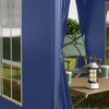 2mx2m Pop Up Gazebo Party Tent Canopy Marquee with Storage Bag Blue