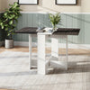 Drop Leaf Dining Table Large Folding Desk Space-Saving Kitchen Storage Breakfast