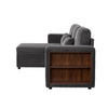 L-Shaped Convertible Sofa Bed Corduroy 3-in-1 Sleeper Sofa with Storage Chaise