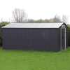12x10 FT Steel Storage Shed, Pre-drilled Steel Panel Outdoor Tool Shed