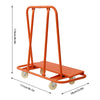 Plasterboard Trolley Drywall Cart 997.9kg/2200lbs Handling Sheetrock Sheet Panel