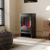 All-In-One Electric Fireplace Set, Mantelpiece & Flame Heater Decoration Smart