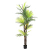 200cm/6.5FT Artificial Palm Tree Fake Plant in Pot Indoor Outdoor Decoration UK