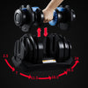 Adjustable Dumbbell 40kg Set Pair Hand Weight Dumbbell Home Gym Fitness Exercise