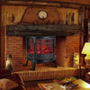 Electric Fireplace Log Burning Flame Effect Stove Fire Heater Thermal Wood 1800W