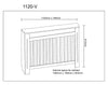 Radiator Cover Cabinet Modern MDF Wood Grey White Anthracite Small Medium Large