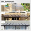14 Pieces Twin-Wall Greenhouse Polycarbonate Sheets, 121 x 61 x 0.4cm