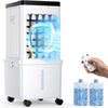 15L Evaporative Air Cooler Fan Remote 2 Ice Packs 3 Speeds White 65W