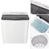8.5KG Twin Tub Portable Clothes Washing Machine Mini Laundry Washer Spin Dryer