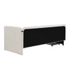 3ft Single Upholstered Daybed with Drawers Children Kids Junior Bed Frame Beige