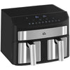 8L Dual Zone Air Fryer w/ 10 in 1 Function Sync Cook & Sync Timer Refurbished