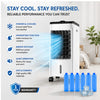 10L PORTABLE AIR COOLER FAN HUMIDIFIER 65W BEDROOM OFFICE COOLING UNIT