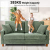 Modern 2/3 Seater Corduroy Sofa Bed with 2 Bolster Home Room Recliner Couch Sofa