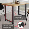 2x Metal Table Legs Furniture Legs Replacement Heavy Duty Square Tube Desk Legs