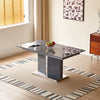 Belmonte High Gloss Extending Dining Table Large In Grey