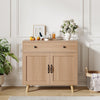 Wood Sideboard Buffet Cabinet w/ Drawer&Doors,Storage Console Table Kitchen Home