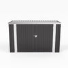 Outdoor Garden Storage Shed Bike Metal Pent Tool Shed House Bin Park 2-4 Bicycle