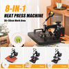 8 in1 30×38cm Heat Press Machine Digital Transfer Sublimation Printer