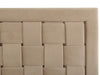 Velvet EU Super King Size Bed Taupe LIMOUX