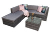 Signature Weave Dark Grey Outdoor Garden Modular Corner Sofa Set RRP £899
