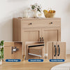 Wood Sideboard Buffet Cabinet w/ Drawer&Doors,Storage Console Table Kitchen Home