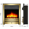 Electric Fire and Surround, Coal Effect & Mood Light – Endeavour New Cayton