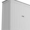 Bathroom Sink Cabinet Under Basin Unit Cupboard 2 Door Storage Furniture White