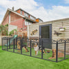 8 Panels XXL-Large Heavy Duty Dog Pet Playpen Exercise Enclosure Garden Fence