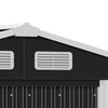 Metal Garden Shed 7 x 4ft Garden Storage Shed Warehouse With Floor Foundation UK