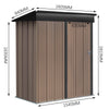 HEAVY DUTY 5ft x 3ft Steel Metal Shed Outdoor Garden Shelter Tools Store House