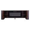70inch Fireplace & TV Stand for TVs up to 90 Inch With Electric Fireplace Insert