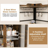 Corner Bar Cabinet Industrial Cabinet