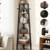 5 TIER LADDER SHELF WOOD FLOWER RACK CORNER STORAGE UNIT PLANT STAND DISPLAY UK
