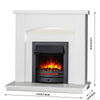 Electric Fire and Surround, Coal Effect & Mood Light – Endeavour New Cayton