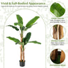 5.4 FT Tall Artificial Banana Tree Fake Banana Tree Indoor Office Decor