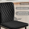 Set of 2/4/6 Bar Stools Velvet Breakfast Bar Chairs Kitchen Office Restaurant