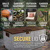 Outdoor Garden Storage Chest Cushion Box Waterproof 290L Waterproof Chest Shed