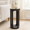 Wooden Round 23" Sofa Side End Table 2 Shelf Bedroom Night Stand Space Saving