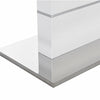 Parini High Gloss Bar Table Rectangular In White