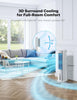 5L Evaporative Air Cooler with Remote, 3-in-1 Portable 3 Speed Cooling 7H Timer