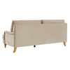 Hampshire Fabric 3 Seater Sofa In Stone