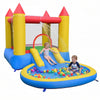 Inflatable Bounce House Kids Water Slide and Bouncy Area with Splash Pool