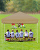 3x3m Pop Up Gazebo,Outdoor Garden Party Tent with Carry Bag,Adjustable Height