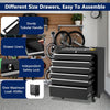 Rolling Tool Chest Metal Tool Box w/ Wheels Tool Cabinet 6 Drawer Tool Cart