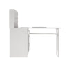 Professional Manicure Table Nail Technician Desk Beauty Salon Station with Shelf