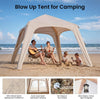 Inflatable Tents Blow Up Tent Waterproof Air Glamping 4 - 6 Person w/Pump